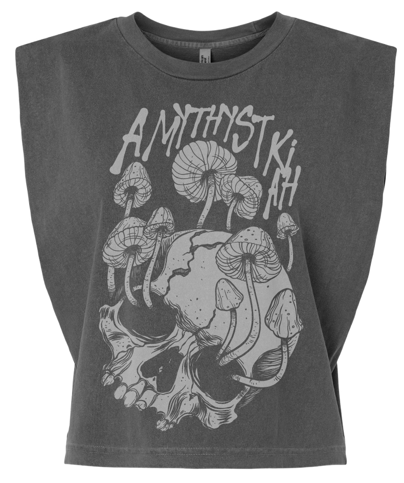 Ladies Sheer Mushroom Muscle Tank
